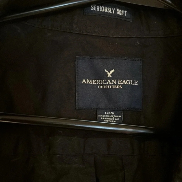 American eagles outfitters Men’s tie dye short sleeve shirt Sz L - Picture 3 of 10